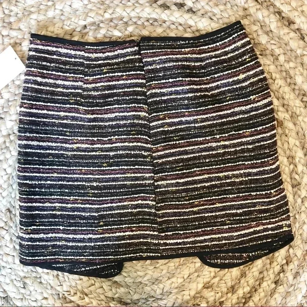 Tobi Striped Skirt Medium NWT